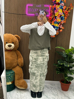 Gonna Cargo Militare Ares