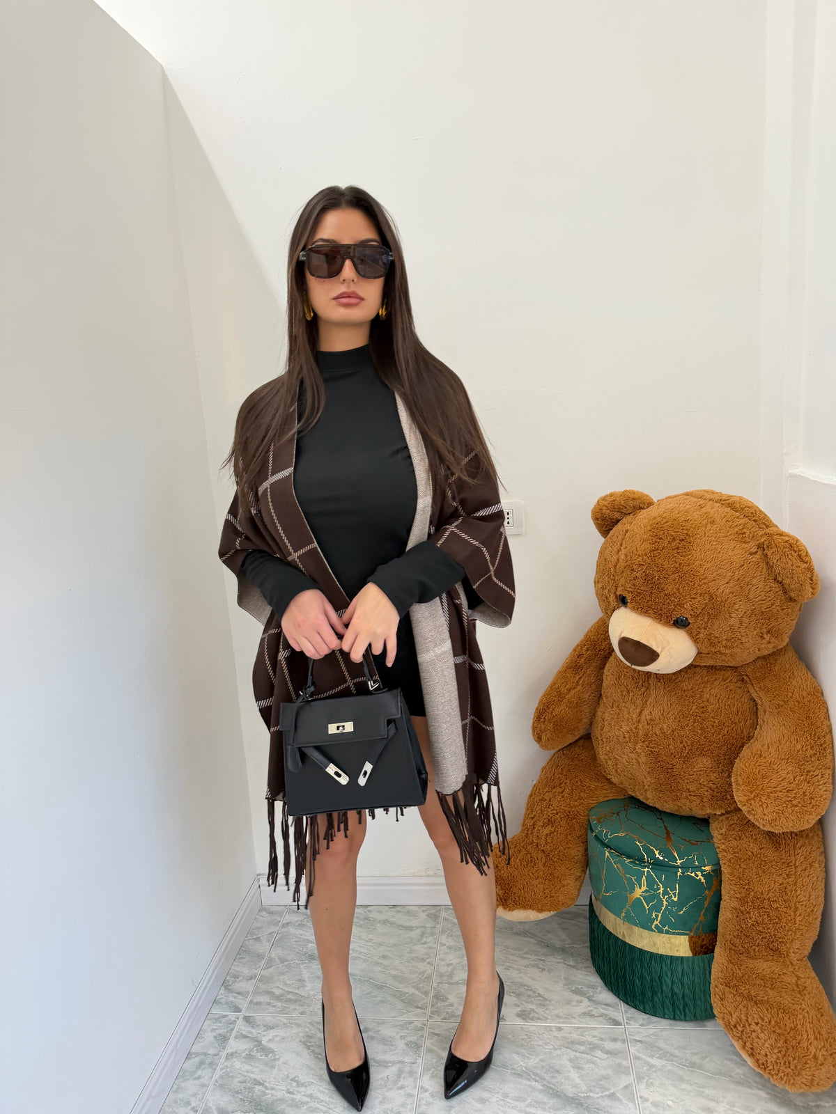 Poncho Aquita Made in Italy