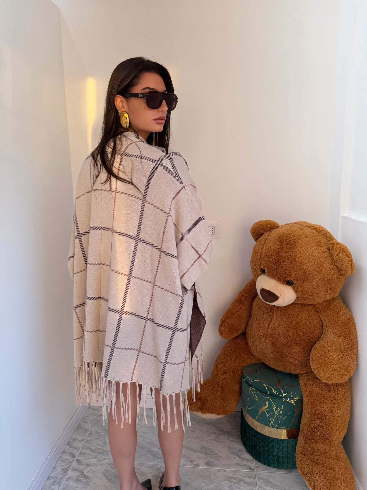 Poncho Aquita Made in Italy
