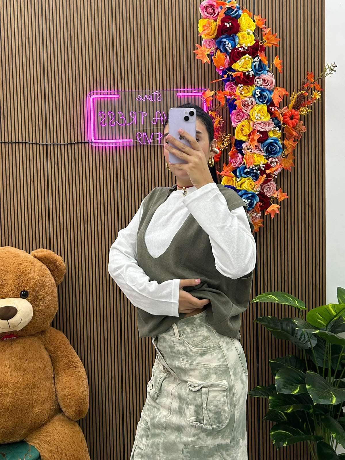 Gonna Cargo Militare Ares